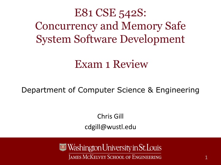 e81 cse 542s n.w