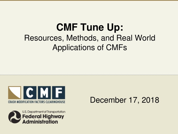cmf tune up resources methods and real world n.w