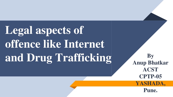 legal aspects of offence like internet and drug n.w