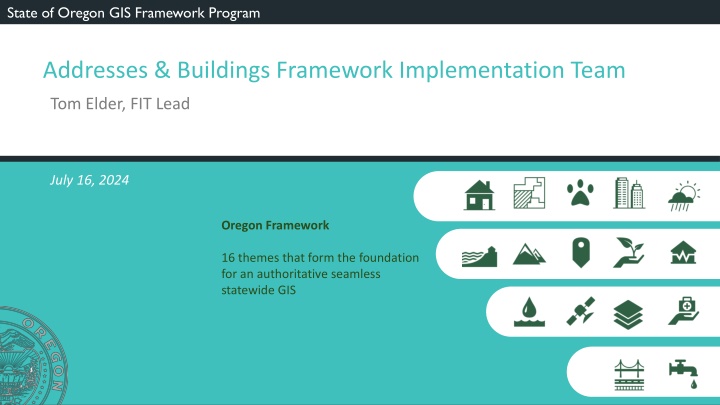state of oregon gis framework program n.w