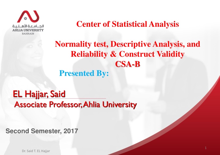 center of statistical analysis n.w