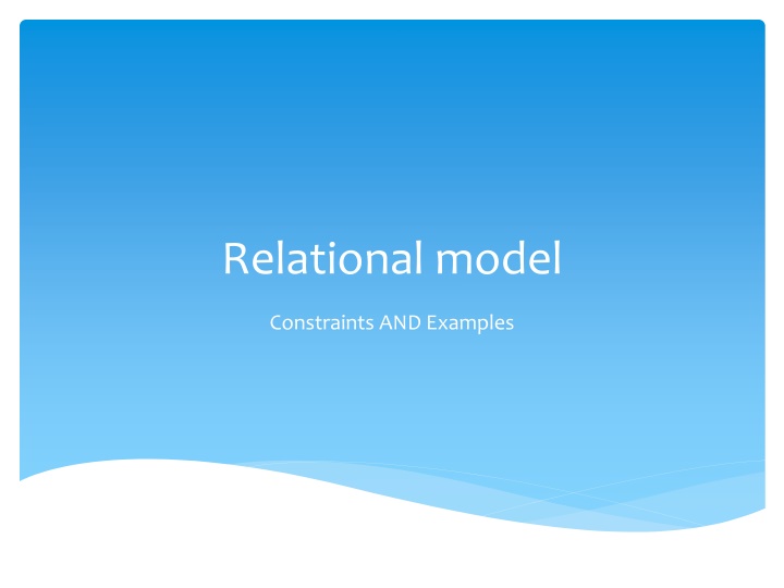 relational model n.w