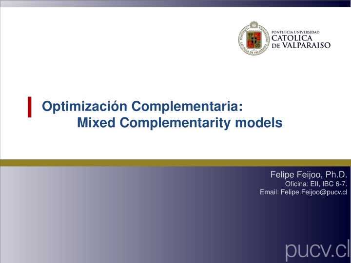 optimizaci n complementaria mixed complementarity n.w