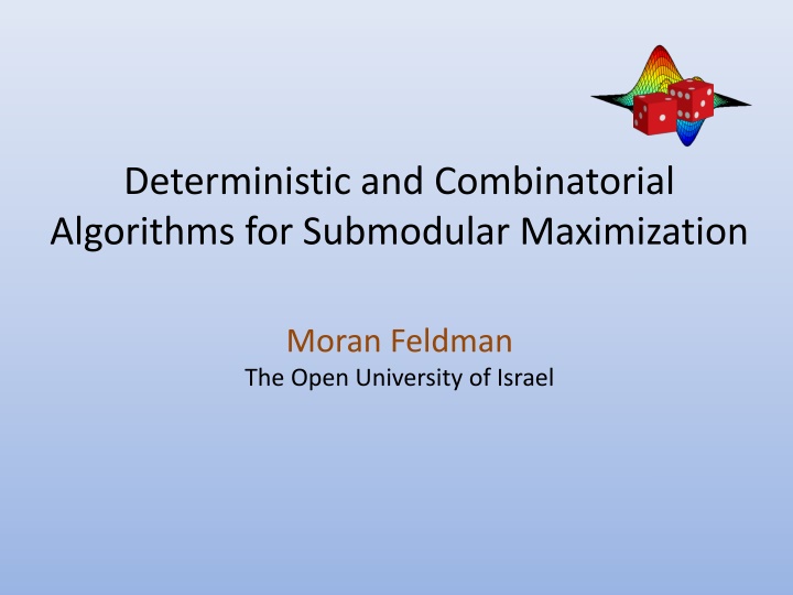 deterministic and combinatorial algorithms n.w