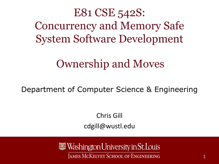 e81 cse 542s n.w