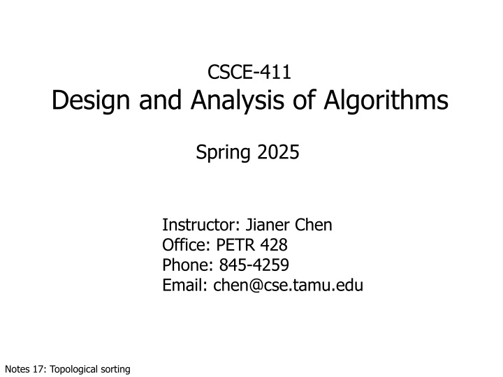 csce 411 n.w