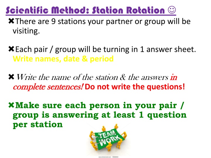 scientific method station rotation there n.w