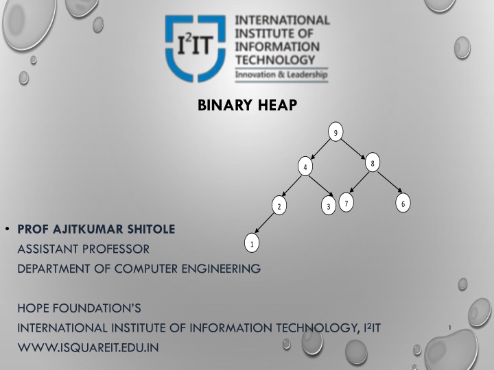 binary heap n.w