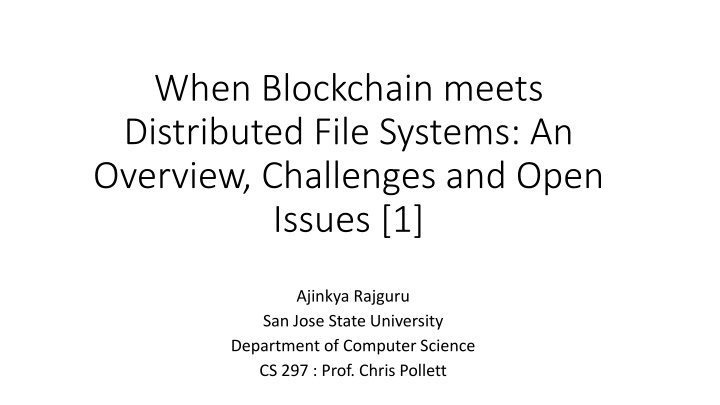 when blockchain meets distributed file systems n.w