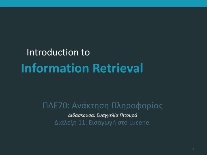 introduction to information retrieval n.w