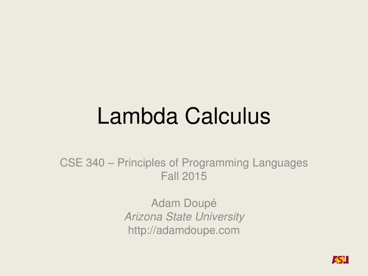Introduction to Lambda Calculus and Its History