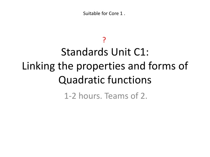 suitable for core 1 n.w