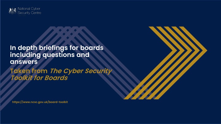 Cyber Security Toolkit for Boards: Comprehensive Briefings and Key Questions