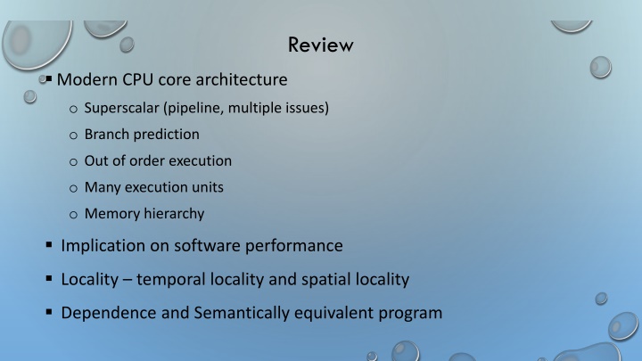 Object Oriented Database Systems: Chapter 11 - Replication Example and Existing Databases