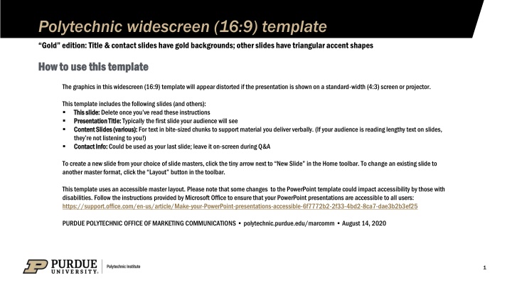 polytechnic widescreen 16 9 template n.w