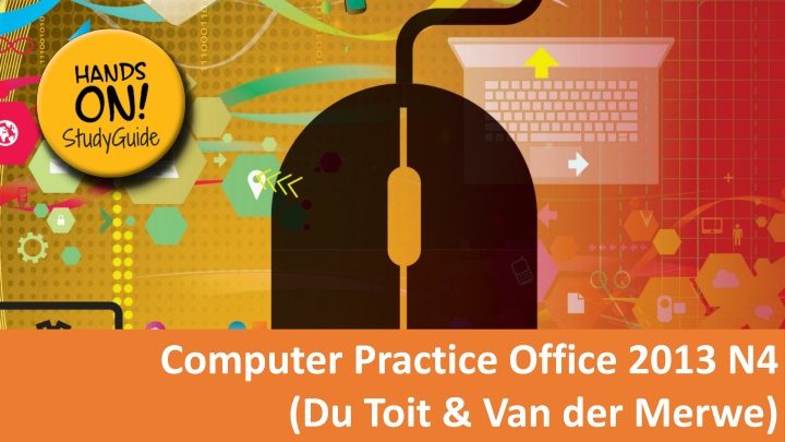 computer practice office 2013 n4 du toit n.w
