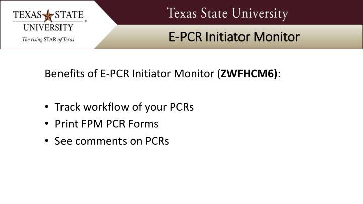 e e pcr initiator monitor pcr initiator monitor n.w