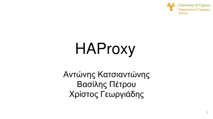 haproxy n.w
