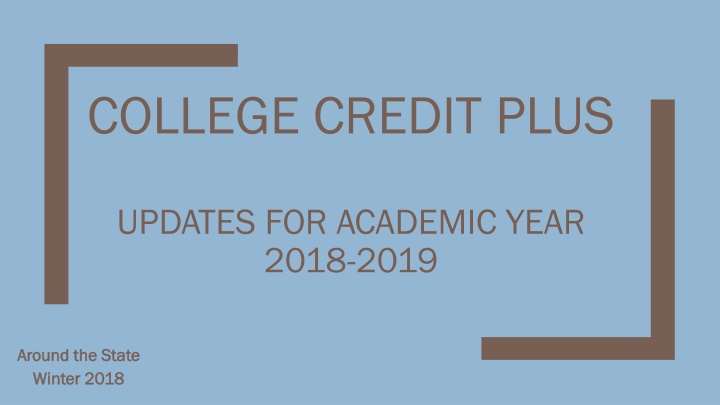 college credit plus n.w