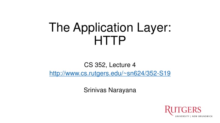 the application layer http n.w