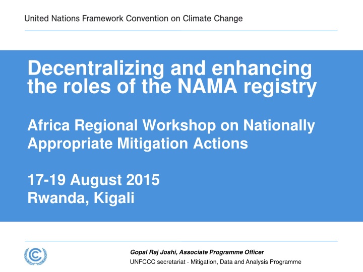 decentralizing and enhancing the roles n.w
