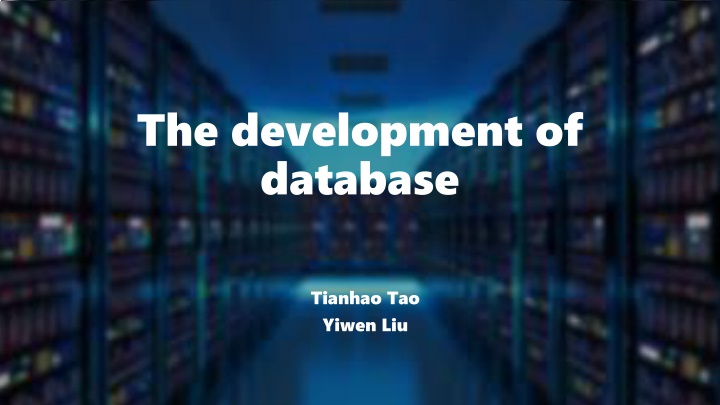 The Evolution of Databases: Facts, Methods, History, and Features