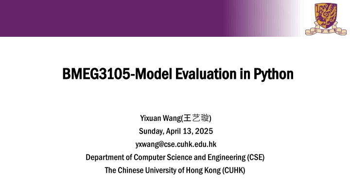 Model Evaluation in Python: Metrics and Techniques