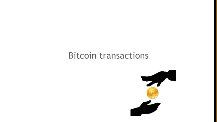 bitcoin transactions n.w