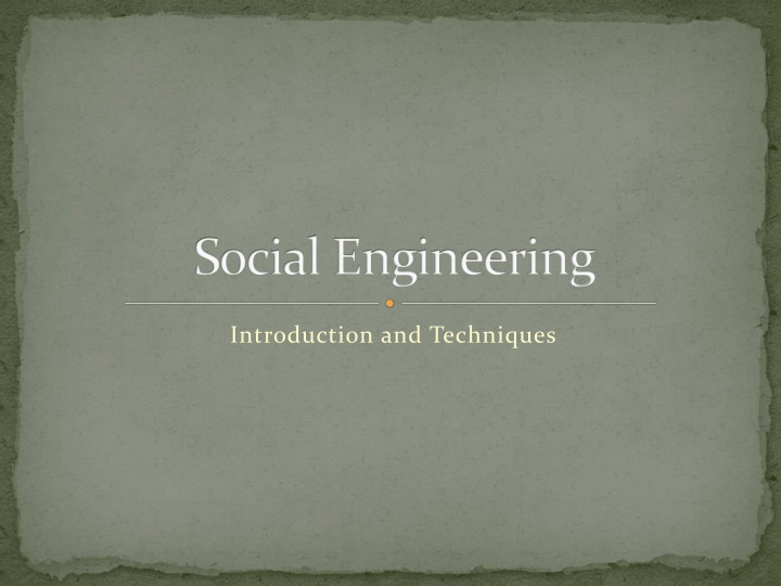 social engineering n.w
