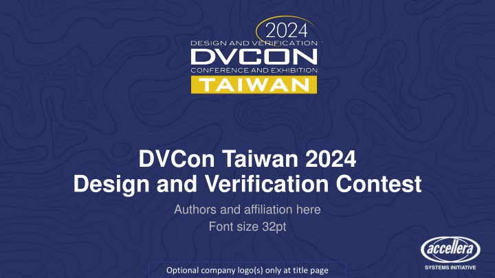 dvcon taiwan 2024 design and verification contest n.w