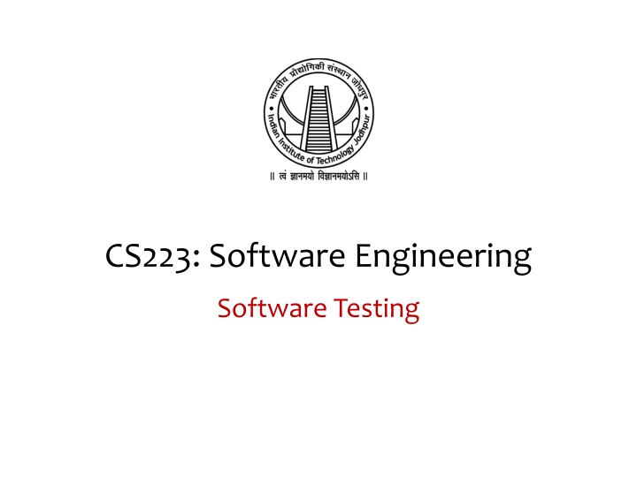 cs223 software engineering n.w