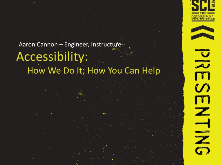 aaron cannon engineer instructure accessibility n.w