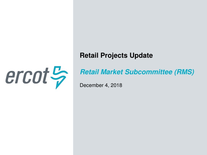 retail projects update retail market subcommittee n.w