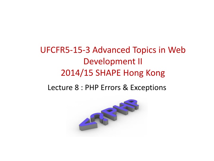 ufcfr5 15 3 advanced topics in web development n.w