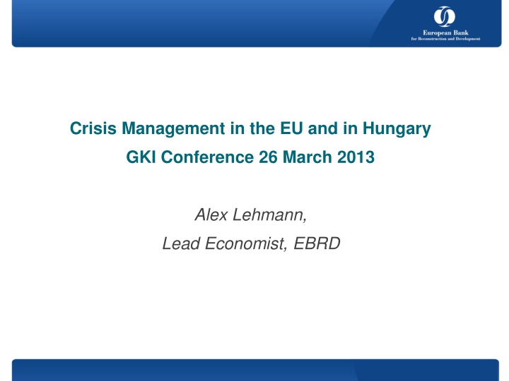 crisis management in the eu and in hungary n.w