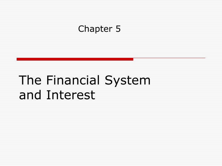 Financial Markets and Stock Trading