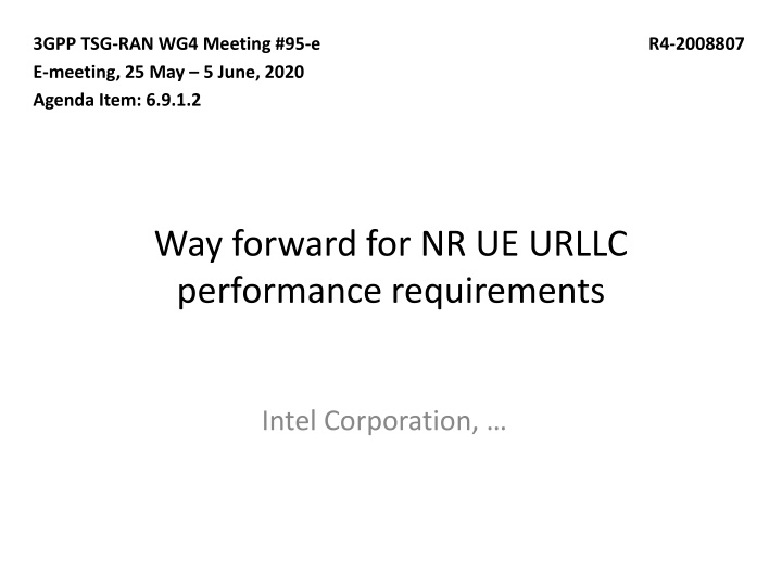 3gpp tsg ran wg4 meeting 95 e e meeting n.w