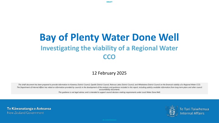 Investigating Viability of Regional Water CCO