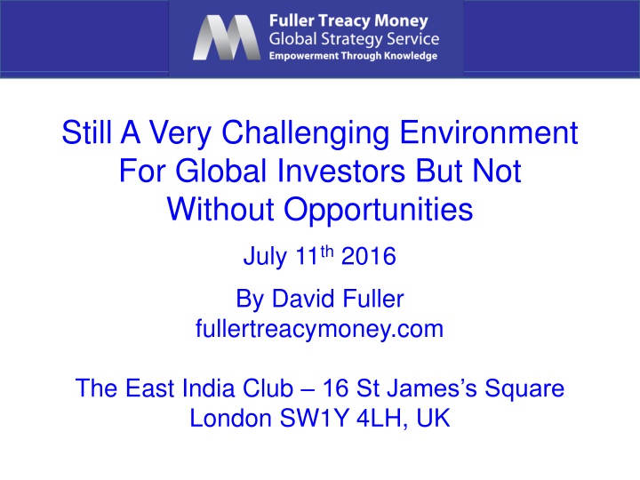 still a very challenging environment for global n.w