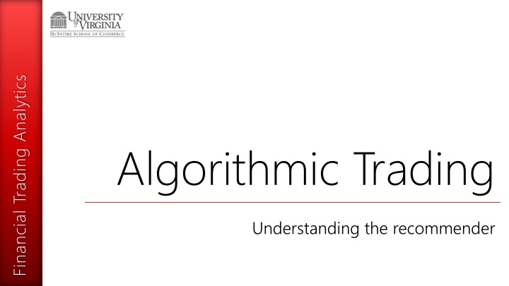 financial trading analytics n.w