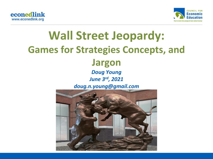 wall street jeopardy games for strategies n.w