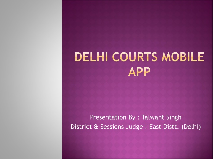 delhi courts mobile app n.w