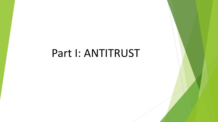 part i antitrust n.w