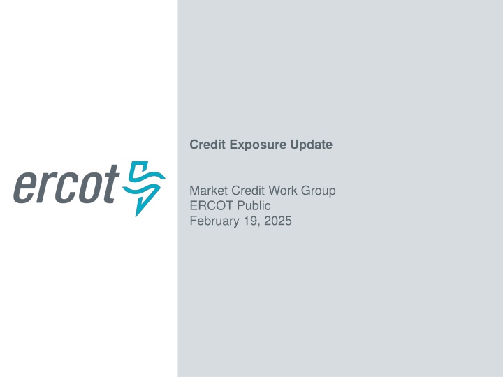 credit exposure update n.w