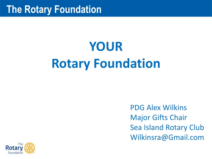 the rotary foundation n.w