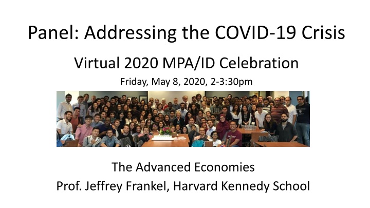 Addressing the COVID-19 Crisis in Advanced Economies