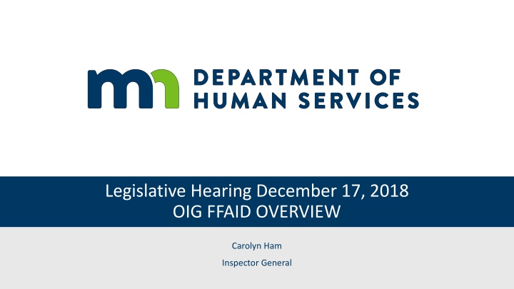 legislative hearing december 17 2018 oig ffaid n.w