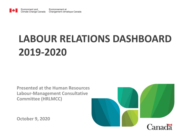 labour relations dashboard 2019 2020 n.w