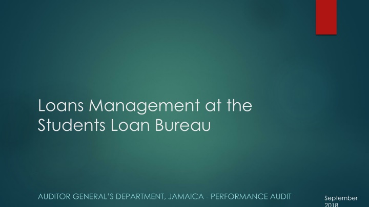 loans management at the students loan bureau n.w