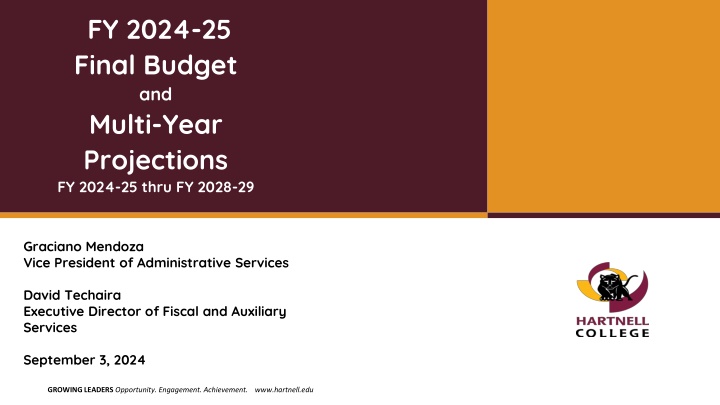 fy 2024 25 final budget and multi year n.w